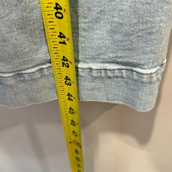 Club Monaco Denim Button Down Fitted Silhouette Vest Dress Pockets Stretch Sz 0 - Picture 13 of 15